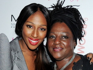Alexandra Burke and her mother Melissa Bell