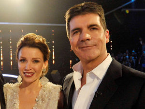 Dannii Minogue and Simon Cowell