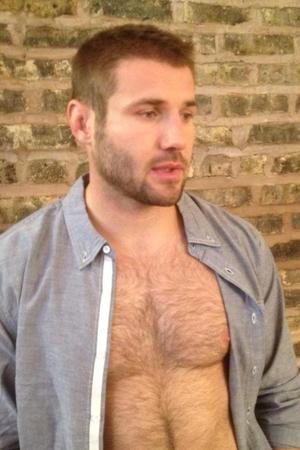 Ben Cohen photoshoot behind-the-scene