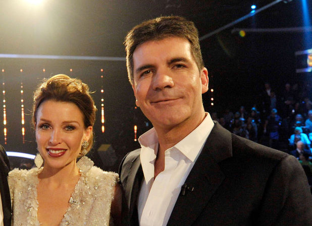 Dannii Minogue and Simon Cowell