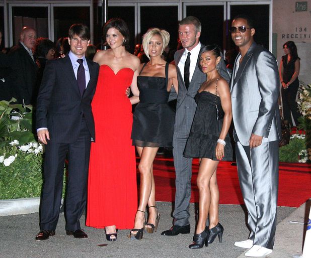 Tom Cruise, Katie Holmes, Victoria Beckham, David Beckham, Jada Pinkett-Smith, Will Smith