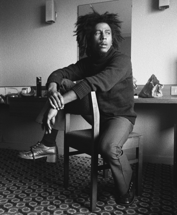 Bob Marley poses 