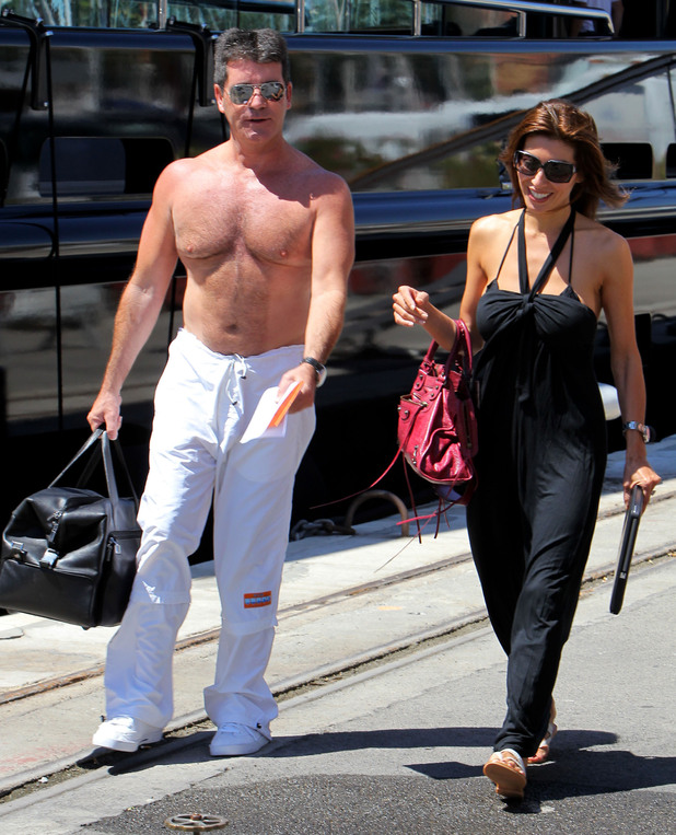 Simon Cowell and Mezhgan Hussainy
