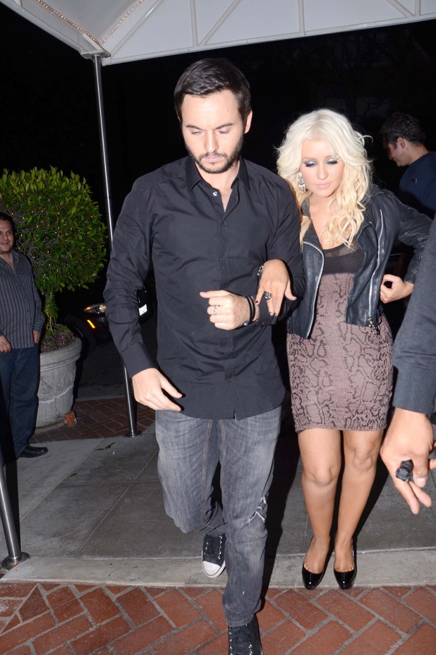 Christina Aguilera and Matt Rutler