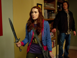 Supernatural S07E20: 'The Girl With the Dungeons and Dragons Tattoo'