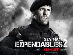 Jason Statham, Expendables 2 character poster