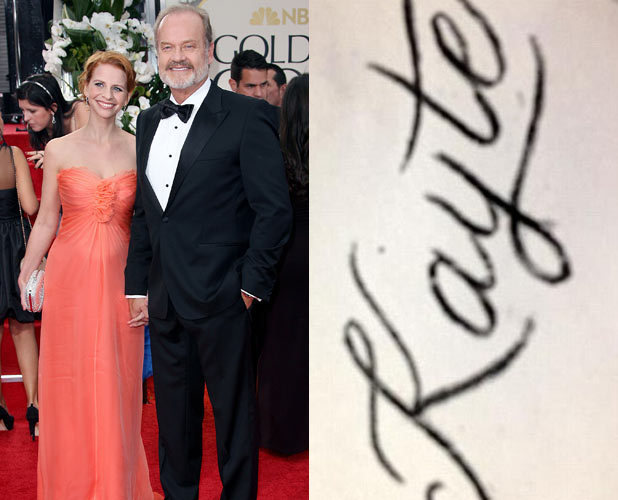 Kayte Walsh and Kelsey Grammer