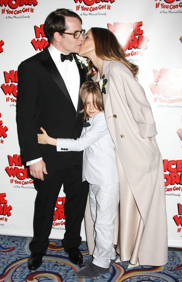 Matthew Broderick, James Wilke Broderick and Sarah Jessica Parker