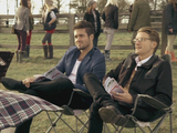 Spencer Matthews and Oliver Proudlock at a point to point seen on 'Made In Chelsea', shown on E4