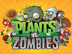 Plants Vs Zombies merchandise: Logo poster from Trends