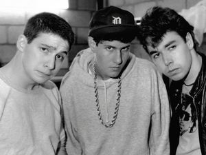 The Beastie Boys. [l-r) Adam Horowitz Mike Diamond & Adam Yauch in 1987