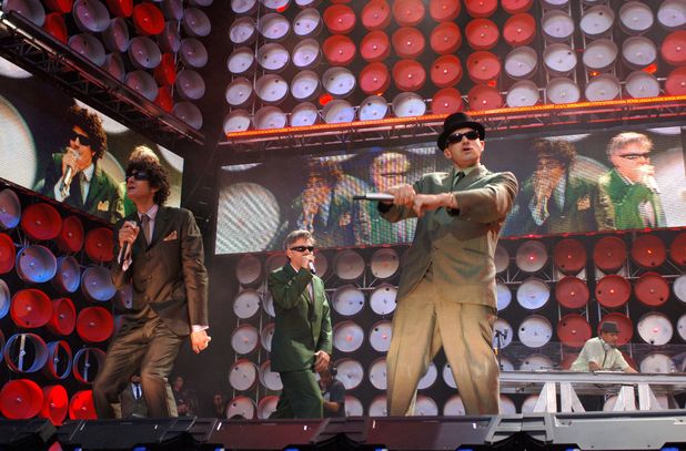 The Beastie Boys performing at the Live Earth concert, Wembley Stadium, London in 2007