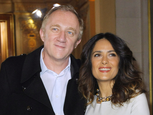 Salma Hayek, Francois-Henri Pinault - Paris Fashion Week, March 2012