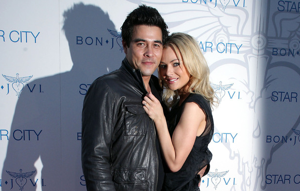 Australian actors James Stewart and Jessica Marais - December 2010