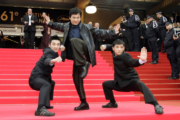 Liu Fengchao, Executive Producer Jackie Chan and Actor Wang Wenjie 