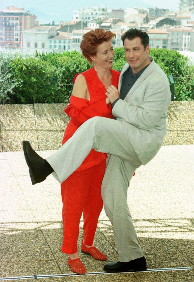 Emma Thompson and John Travolta Primary Colours