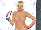 Former TOWIE star launches her line of Hair Vajazzles in London.