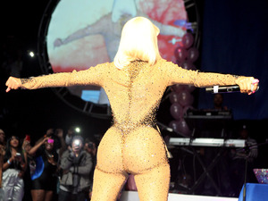 Nicki Minaj
performs live at the Hammerstein Ballroom with friends
New York City