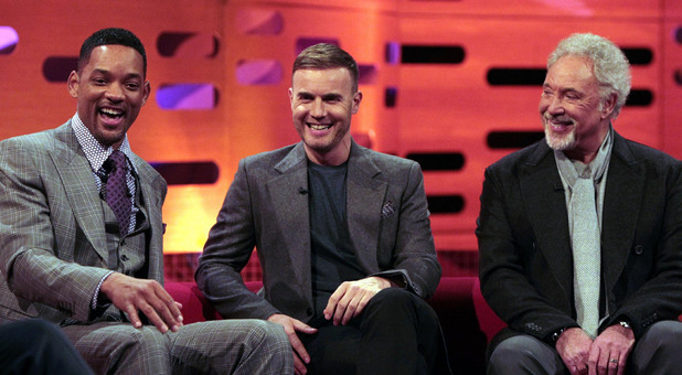 Graham Norton show guests TX May 18, 2012: Will Smith, Gary Barlow and Sir Tom Jones