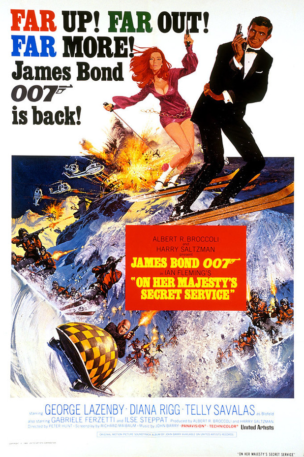 On Her Majestys Secret Service James Bond Movie Posters Best James Bond Movies James Bond 7497