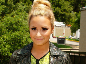 Demi Lovato arriving at The X Factor USA Texas Auditions at the Frank Erwin Center