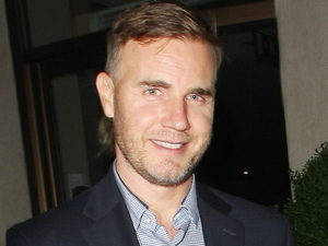 Former Take That singer Gary Barlow seen leaving the May Fair hotel in London