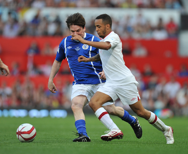 Mike Myers and Aston Merrygold
