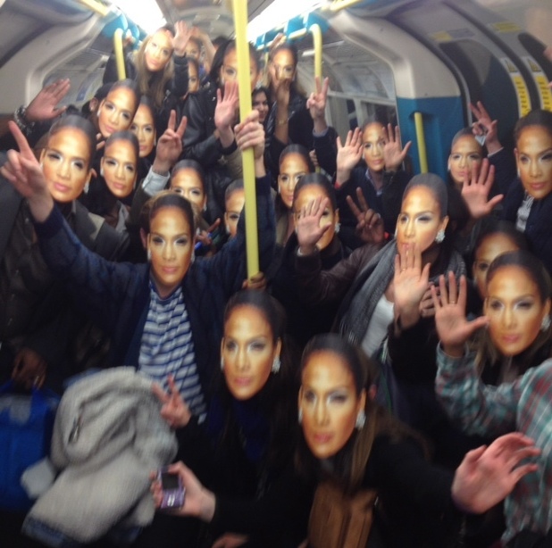 Jennifer Lopez masks