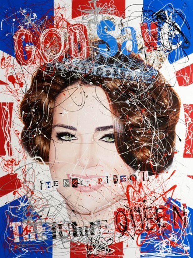 Zoobs 'God Save The Future Queen' print of Kate Middleton