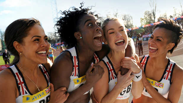 Noel Clarke and Lenora Crichlow star in 'Fast Girls', an Olympics-themed sports movie about 4 girls in a relay team competing for the world athletics championship.