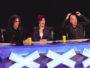 Howard Stern, Sharon Osbourne and Howie Mandel
NBC's 'America's Got Talent' Season 7, Episode 6
Auditions continue in St. Louis
USA - 29.05.12