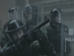 Jay-Z Kanye West 'No Church In The Wild' music video.