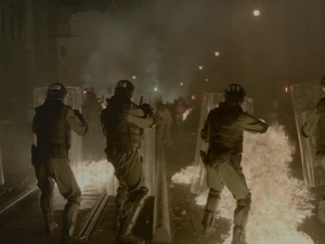 Jay-Z Kanye West 'No Church In The Wild' music video.