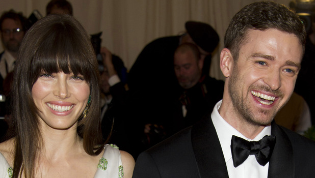 Jessica Biel and Justin Timberlake at the Met Ball 2012