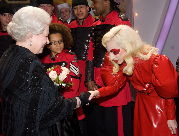 The Queen & Royal Family with others