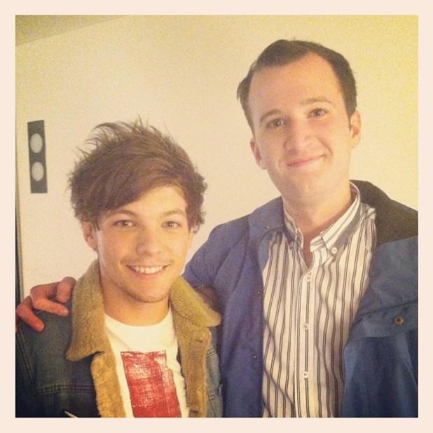 Louis Tomlinson and Chris Baio