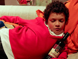 Peter and Carla return to the flat where they are shocked to find Simon on the softa, unconscious with a bottle of wine in his arm