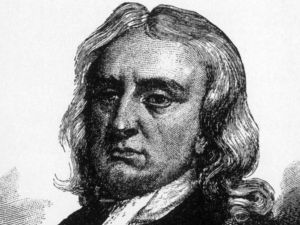 Illustration of Sir Isaac Newton