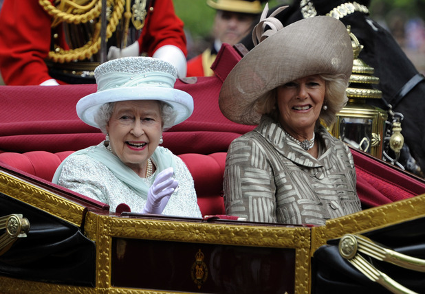 The Queen and the Duchess of Cornwall