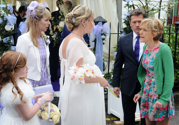 Jean tells Janine's baby that it will be unloved. 
