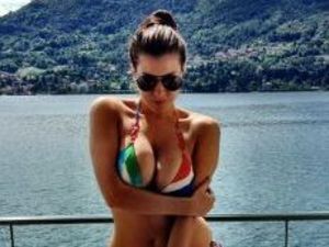 Imogen Thomas, bikini, holiday, twitter