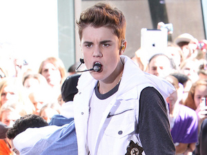 Justin Bieber performs live at Rockefeller Center as part of the 'Today' show's concert series.