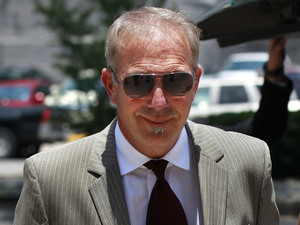 Kevin Costner arrives at Federal Court on Thursday, June 14, 2012 in New Orleans for verdict in civil lawsuit with Stephen Baldwin.