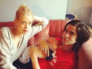 Peaches Geldof posts pictures of her baby on Instagram