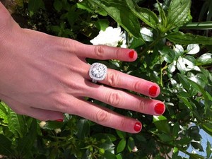Peaches Geldof engagement ring