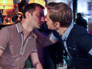 Aiden comes onto Marcus and moves in for a kiss