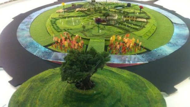 Olympics opening ceremony model