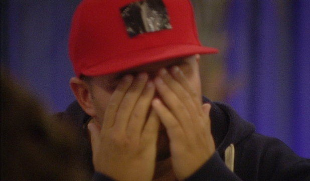 Big Brother Day 7: Chris reacts to the nominations announcement.