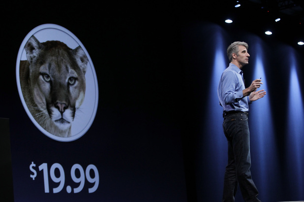 Apple WWDC 2012: Apple's Craig Federighi talks about the new Mountain Lion for Macs.