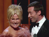 Deborra-Lee Furness and Hugh Jackman during the 66th Annual Tony Awards